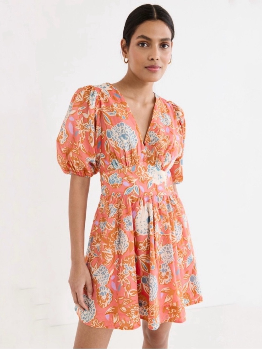 Trovata Birds of Paradisa Gia Dress in spiced Daliah Size Small